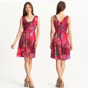 Banana republic 100% Silk Watercolor Dress
